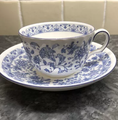 Buy Minton Shalimar England 4 Piece Tea Set  - BLUE WHITE CHINA - EXCELLENT • 40£