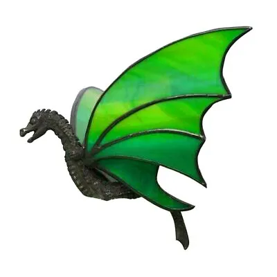 Buy Hanging Dragon Stained Suncatcher Handmade Stained Glass Window Decoration Props • 7.46£