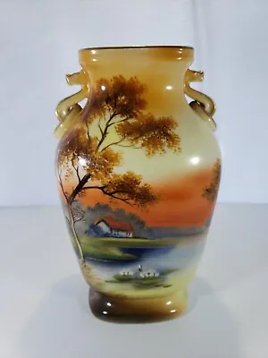 Buy Porcelain Noritake Hand Painted  Vase   Japan • 33.78£