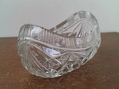 Buy Vintage Royal Brierley Hand Cut (24% Lead Crystal) Small Crystal Vase. • 7.99£