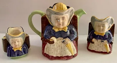 Buy Darby & Joan H.J. Wood Ltd. Burslem England 1960’s Hand Painted Ceramic Tea Set • 52.16£