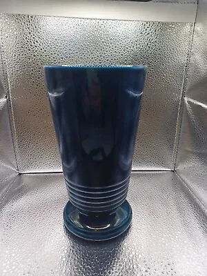 Buy Vintage Prinknash Porcelain Vase Cobalt Blue Footed 19.cm • 16£