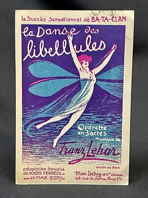 Buy Lehar Franz | Dance Of Dragonflies No 1 Singer Piano 1924 | Art By Georges Dola • 42.21£