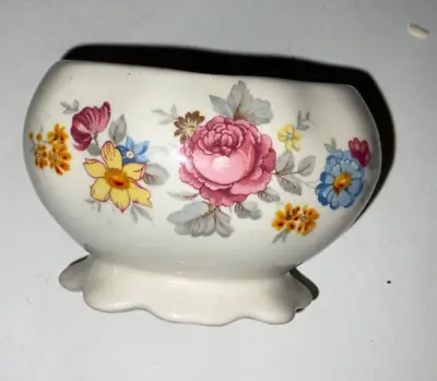 Buy Vintage English Ware Lancaster Sandland Floral Small Sugar Bowl • 9.54£