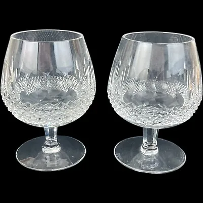 Buy Waterford Ireland Colleen Crystal Clear Cut Glass Pair Of Brandy Glasses 5-1/4  • 51.79£