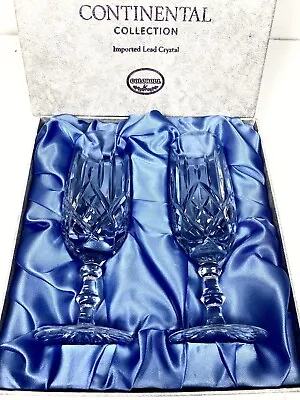 Buy Edinburgh Crystal The Continental Collection Gift Set Champagne Flutes Brand New • 50£