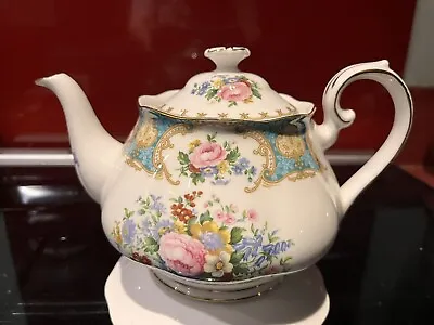 Buy Royal Albert Lady Ascot Tea Pot Rare First Quality • 225£