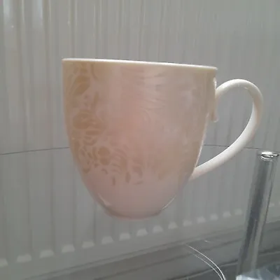 Buy Denby Monsoon Lucille Gold Cream Fine China Mug In Excellent Condition • 15.99£
