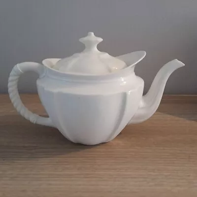 Buy Royal Crown Derby Bone China Surrey White Teapot  • 24.99£