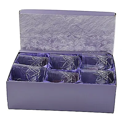 Buy Edinburgh Crystal, Mirage, 6 X Double Old Fashioned Whisky Glasses, Boxed • 100£