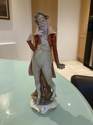 Buy Extremely Rare Capodimonte Gino Pezzato Figurine  The Dandy With A Bouquet   • 40£