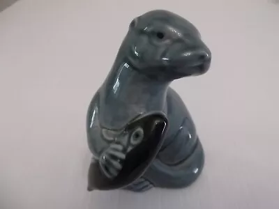 Buy Poole Pottery Otter With Fish Figurine   • 7.99£