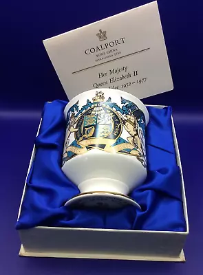 Buy Coalport Fine Bone China Silver Jubilee Goblet - With Original Box, Limited Edt • 5£