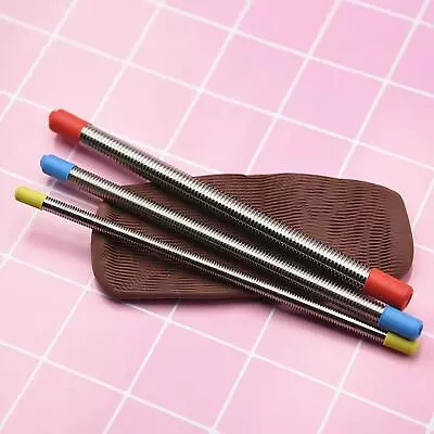 Buy 3x Pottery Clay Texture Tools Texture Screw Rods For Beginner Professional • 10.28£