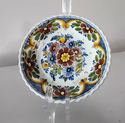 Buy Delft Hand Painted Floral Plate 414B Made In Holland Hanging Plate 5.5  • 33.76£
