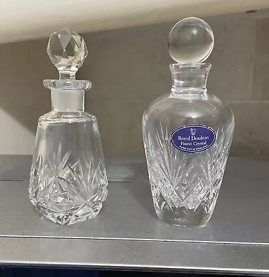 Buy Royal Doulton - Finest Crystal Cut Glass Atomiser /Perfume Bottle Boxed • 7.10£