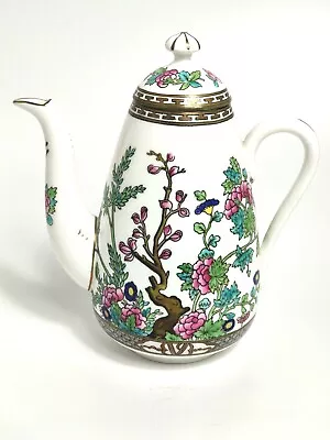 Buy Coalport Indian Tree Multicolored Teapot Hot Water Pot With Lid • 18£