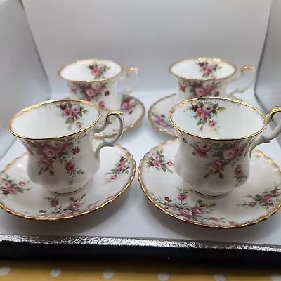 Buy Royal Albert COTTAGE GARDEN A SET OF FOUR CUPS AND SAUCERS • 35£