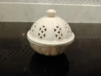 Buy Royal Creamware Pot Pourri Dish Trinket Box 12cm Decorative Occasions Piece • 9.99£