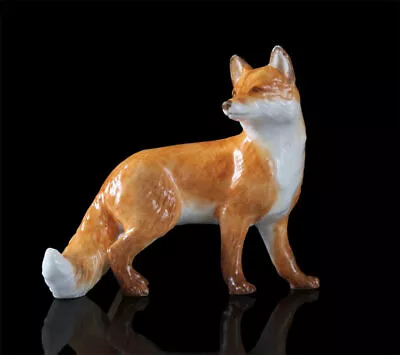 Buy Fox Hand Painted Fine Bone China Miniature Figurine • 24.95£