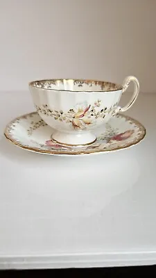 Buy Vintage  Aynsley Tea Cup And Saucer Orchid Flowers Bone China England No Chips • 31.18£
