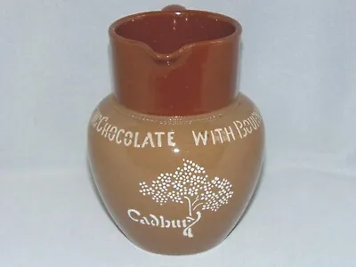 Buy Antique Cadburys Cocoa Advertising Stoneware Jug C1920 • 15£