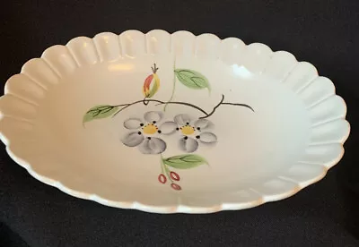 Buy Radford England Handpainted Footed Pottery Oval Dish Vintage • 6£