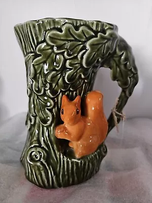 Buy Sylvac Tree Stump Vase With Squirrel  Jug 4241  6 Inches Tall No Chips Or Cracks • 10£