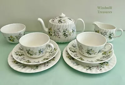 Buy Minton Spring Valley 10 Piece Batchelor Tea Set - Fab Condition • 19.99£