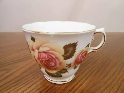 Buy ROYAL VALE Bone China Rose Pattern Footed Tea Cup(s) Numbered Made In England • 4.33£