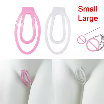 Buy Fufu Clip For Sissy Male Mimic Chastity Device Light Plastic Training Clip Cage • 7.99£