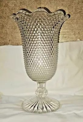 Buy Wonderful Antique Victorian Pressed Glass Celery Vase Hobnail Design • 20£