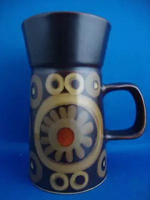 Buy Vintage Retro Mid Century Modern Denby Stoneware Arabesque 5  Tall Brown Mug Sgd • 19.95£