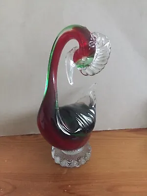 Buy Murano Glass:Glass Heron/Swan/Grebe Bird Paperweight • 14.99£