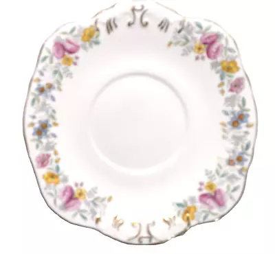 Buy Vintage Delphine Dinner Or Cake Plate Floral Pattern Bone China Diameter 9 Inch • 13.50£