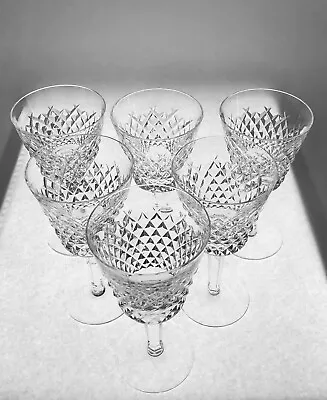 Buy Six Waterford Crystal ALANA Wine Glasses 5 7/8  • 65£