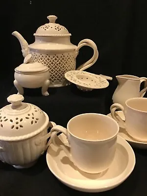 Buy Vintage Royal Creamware Tea Set. • 95£