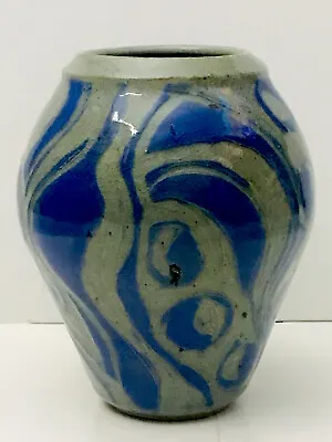 Buy S. MEEKS Art Deco Pottery Swirl Design Stoneware  Vase • 53.01£