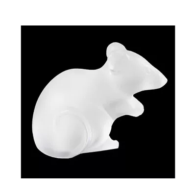 Buy GENUINE LALIQUE Clear Crystal Large Mouse Sculpture (10686400) • 250£