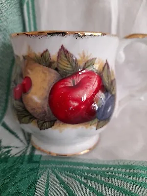 Buy Queens Antique Fruit Fine Bone China Footed Mug Cup Crownford Made In England  • 5.50£