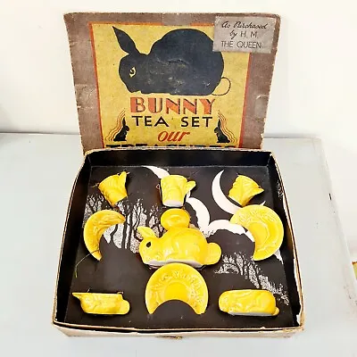 Buy Antique/Vintage Bunny Tea Set ‘Our Treasures’ By Carlton Ware Circa 1930’s • 175£