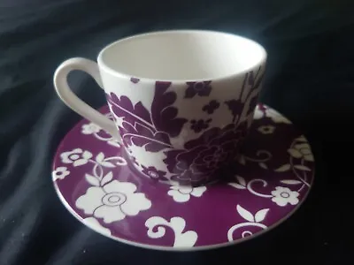 Buy M&S Marks And Spencer -- Shanghai-- Plum And White Fine China Cup And Saucer • 10£