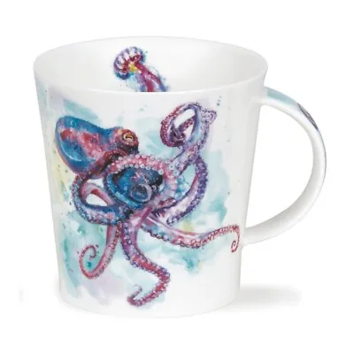 Buy Dunoon, Under The Sea, Marinelife Octopus Jelly Fish ,Fine China Mug/Cup 0.48L • 25.90£