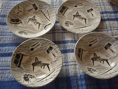 Buy Vintage Ridgway Homemaker Bowls And Plate A/F • 9.99£