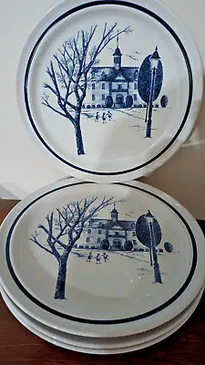 Buy 4 Vintage Noritake Stoneware Colonial Times Dinner Plates 8340 • 30.35£