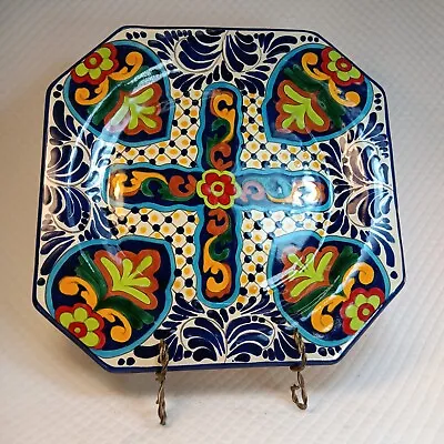 Buy HTF 3 Piece Set Telavera Hanging Platters Plates 12 X13.5 On Diag. Cobalt Blue • 86.24£