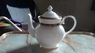 Buy Vintage Royal Grafton Fine English Bone China Majestic Pattern Large Teapot • 5£