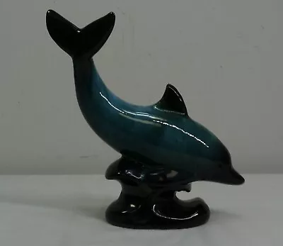 Buy Blue Mountain Pottery Dolphin Drip Glaze Figurine - Thames Hospice • 12£