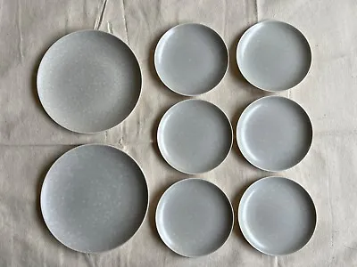 Buy Poole Pottery Twintone Seagull Plates Six Side Plates And Two Dinner Plates • 34£
