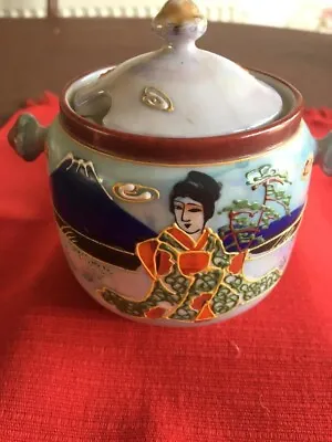 Buy Oriental Porcelain Preserve Jar 4.1/4  X 4.1/2  Approx. • 3.99£